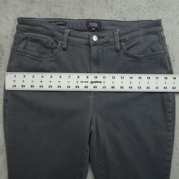 Not Your Daughters Jeans NYDJ Women's 14P Gray Mid-Rise Legging 25.5" Inseam - Picture 5 of 15